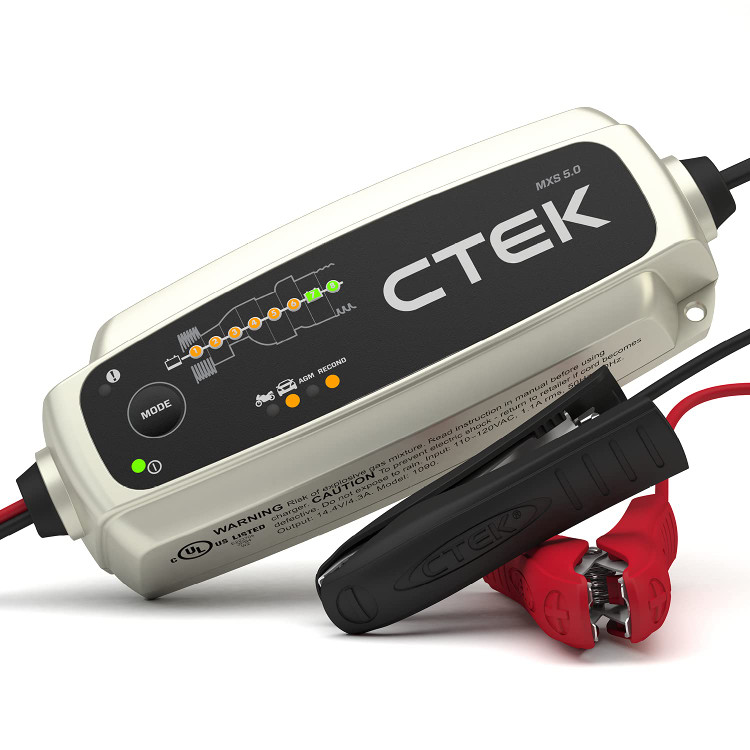 شارژر باتری هوشمند CTEK MXS 5.0 | شارژر اتوماتیک 12 ولت با فناوری 8 مرحله‌ای