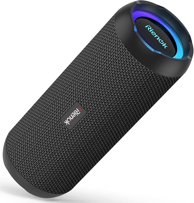 اسپیکر بلوتوثی RIENOK S1 Mini | اسپیکر قابل حمل 30 وات ضد آب با بلوتوث 5.3، TWS و RGB
