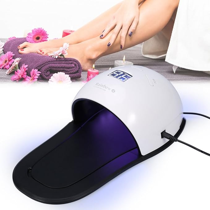 دستگاه خشک کن ناخن U4 | UV/LED Nail Lamp حرفه‌ای 48 وات برای ژلیش، کاشت و مانیکور