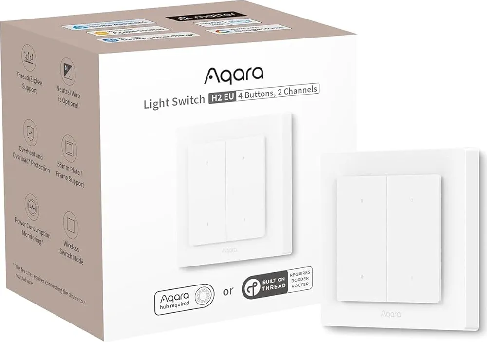 کلید هوشمند آکاراAqara Light Switch H2