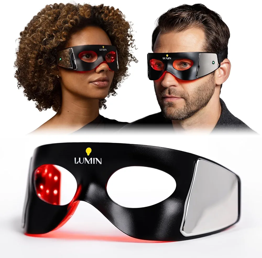 ماسک LED دور چشم Luminator اصلی | ماسک نور درمانی برای کاهش تیرگی، پف و خطوط ریز اطراف چشم