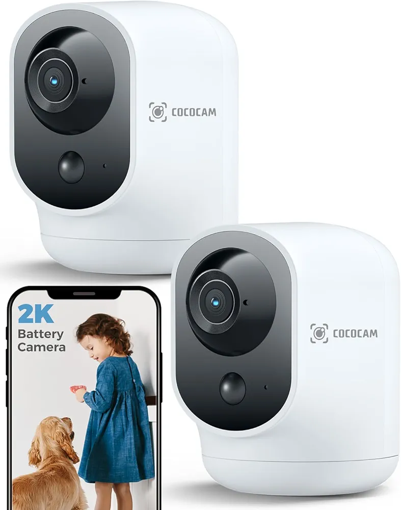 دوربین مداربسته بی‌سیم COCOCAM 2K Battery Security Came