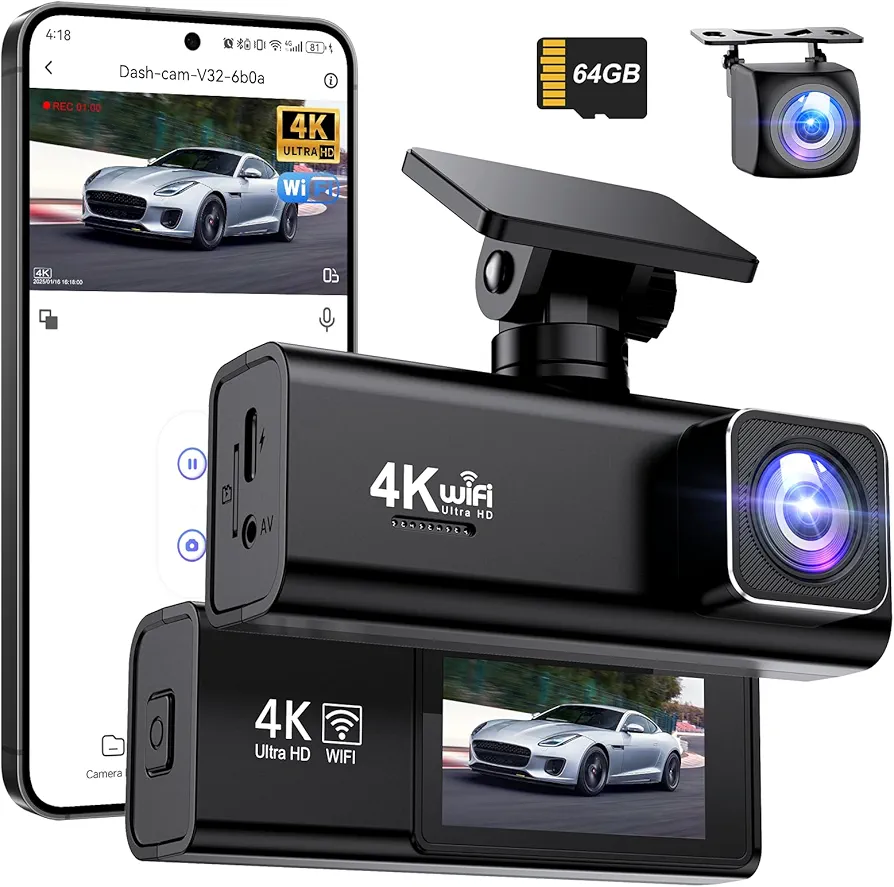 دوربین ثبت وقایع خودرو SAVUSCAM 4K + 10