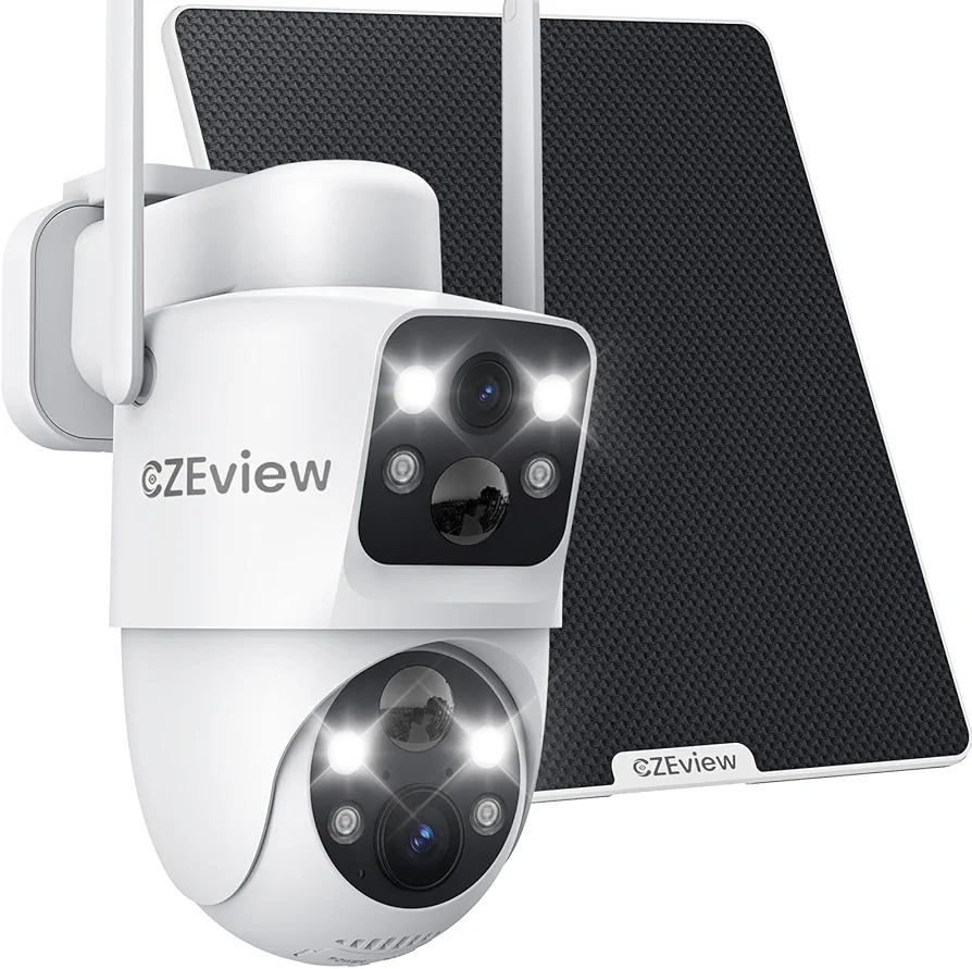 دوربین مداربسته خورشیدی CZEview Dual Lens 4MP
