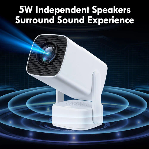 ویدئو پروژکتور هوشمند SEPYMP Portable Projector | پروژکتور Full HD با اندروید، Wi-Fi 6 و بلوتوث