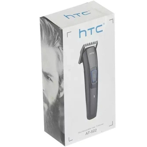 ماشین اصلاح موی سر و صورت HTC AT-522 | موزر شارژی حرفهای با تیغه استیل ضدزنگ
