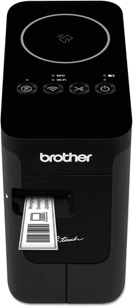 پرینتر لیبل زن Brother PT-P750W | لیبل پرینتر حرفه‌ای وایرلس با Wi-Fi، NFC و USB