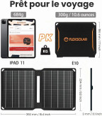 شارژر خورشیدی منعطف FLEXSOLAR E10MINI