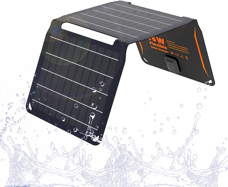 شارژر خورشیدی منعطف FLEXSOLAR E15