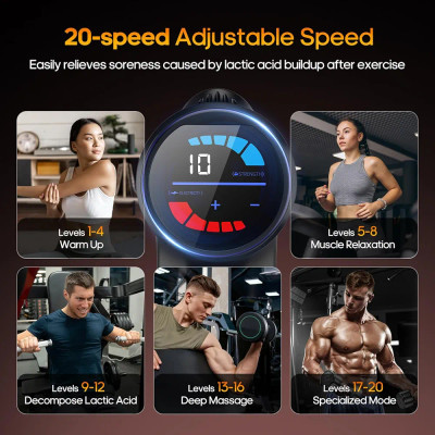 ماساژور تفنگی AERLANG EM13 گرمایشی AERLANGMASSAGER