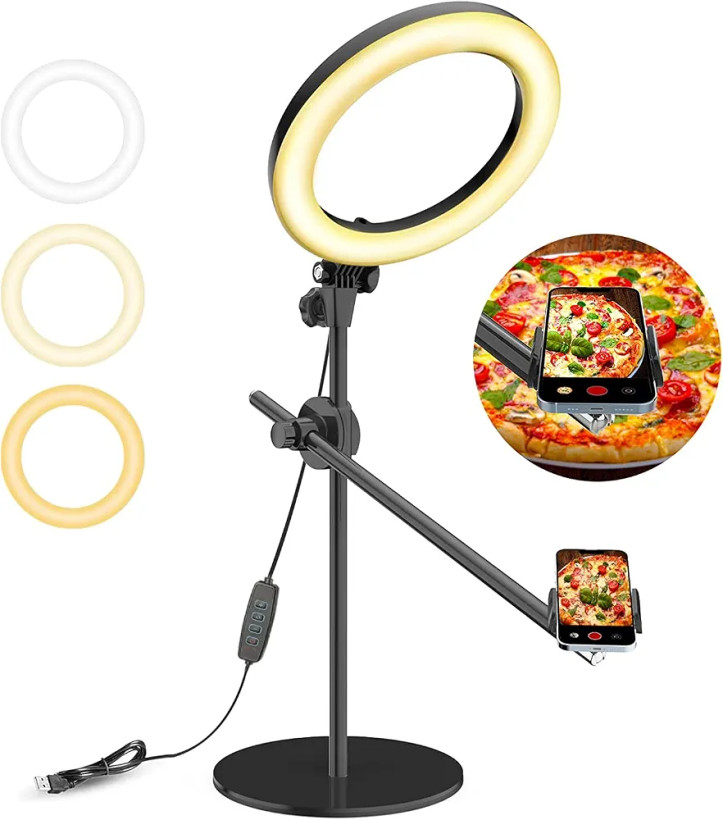 رینگ لایت f-537s ring fill light ring fill light