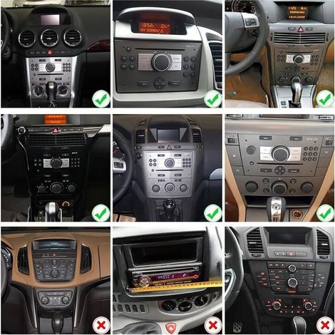مانیتور اندروید ۱۴ اوپل کورسا ESSGOO با اپل کارپلی و GPS