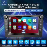 مانیتور اندروید ۱۴ اوپل کورسا ESSGOO با اپل کارپلی و GPS